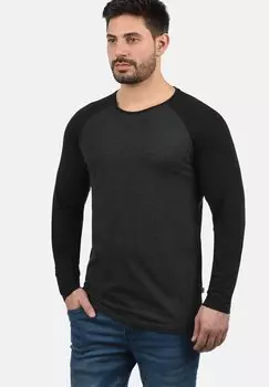 Рубашка с длинным рукавом SDBASTIEN Solid, цвет dark grey melange