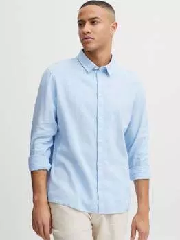 Рубашка с длинным рукавом sdenea Solid, синий