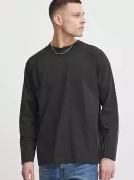 Рубашка с длинным рукавом сдеядо Solid, черный