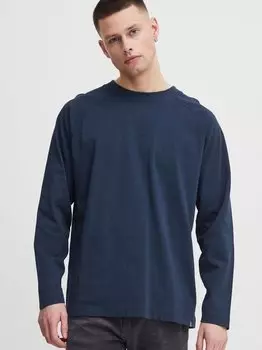 Рубашка с длинным рукавом сдеядо Solid, синий