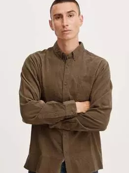 Рубашка с длинным рукавом сджуан Solid, коричневый