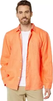Рубашка с длинным рукавом Sea Glass Breezer Tommy Bahama, цвет Peach Melt