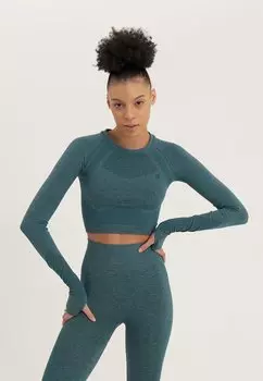 Рубашка с длинным рукавом SEAMLESS Even&Odd, цвет mint