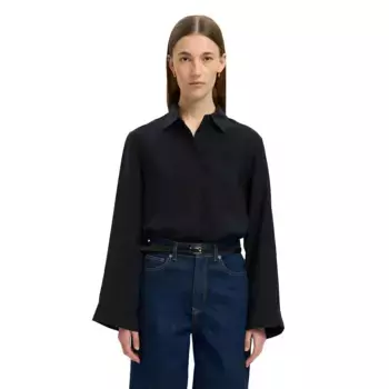 Рубашка с длинным рукавом Selected Amara, черный