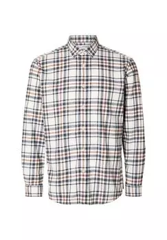 Рубашка с длинным рукавом SELECTED, цвет Eierschal