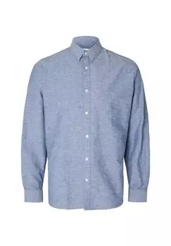 Рубашка с длинным рукавом SELECTED, цвет Medium Blue Denim