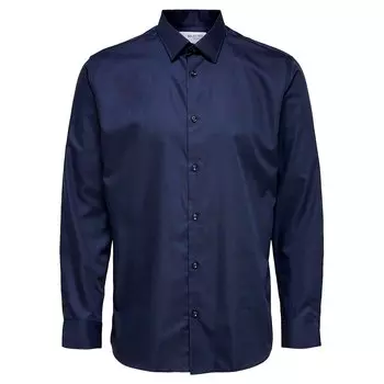 Рубашка с длинным рукавом Selected Ethan Classic Slim, синий