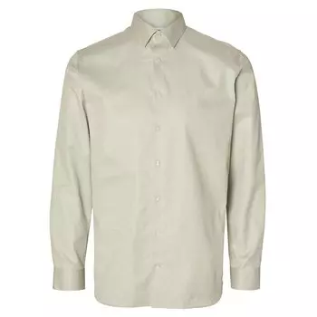 Рубашка с длинным рукавом Selected Slimethan, бежевый