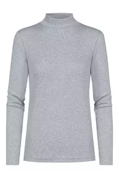 Рубашка с длинным рукавом серии Modern в рубчик Mey, серый