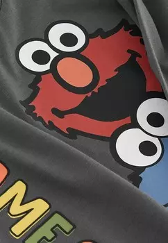 Рубашка с длинным рукавом SESAME STREET, REGULAR FIT Next, серый