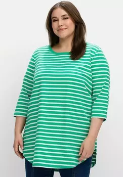 Рубашка с длинным рукавом Sheego, зеленый