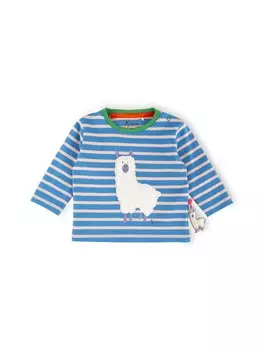 Рубашка с длинным рукавом Sigikid crazy lama, синий