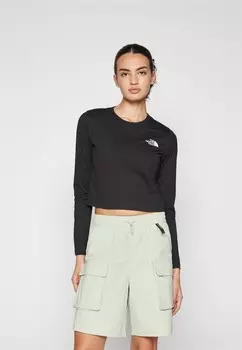 Рубашка с длинным рукавом SIMPLE DOME CROP TEE The North Face, черный