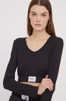 Рубашка с длинным рукавом Sixth June, черный