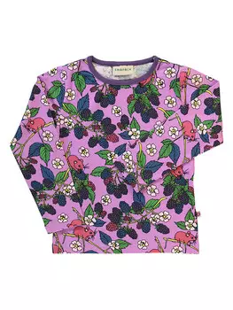 Рубашка с длинным рукавом Smfolk Brombeeren, цвет lila/bunt