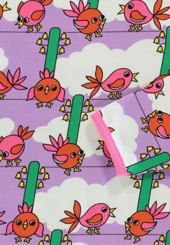 Рубашка с длинным рукавом Smfolk, фиолетовый