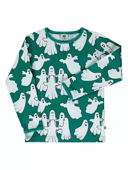 Рубашка с длинным рукавом Smfolk Gespenster, цвет grn/wei