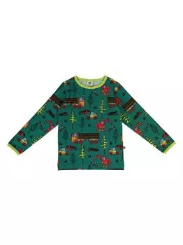 Рубашка с длинным рукавом Smfolk, зеленый