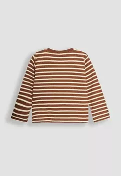 Рубашка с длинным рукавом SNAPPING SHARK APPLIQUE, REGULAR FIT JoJo Maman Bb, коричневый