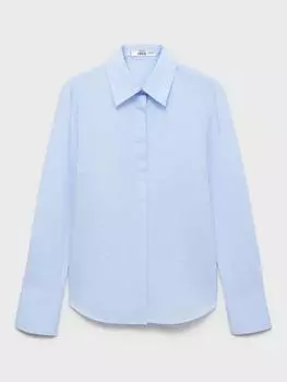 Рубашка с длинным рукавом sofia Mango, цвет Pastel Blue