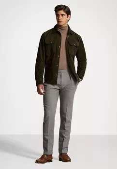 Рубашка с длинным рукавом SOFT COTTON ROLL NECK Ralph Lauren, коричневый