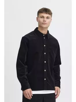 Рубашка с длинным рукавом !SOLID, черный