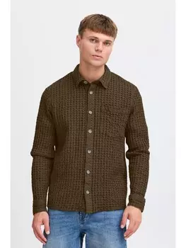 Рубашка с длинным рукавом !SOLID, коричневый