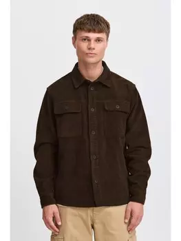 Рубашка с длинным рукавом !SOLID, коричневый