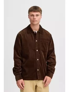 Рубашка с длинным рукавом !SOLID, коричневый