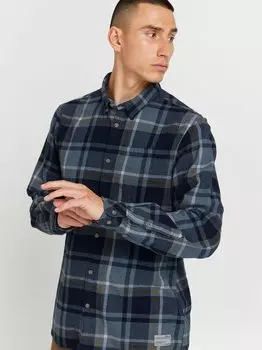 Рубашка с длинным рукавом Solid, синий