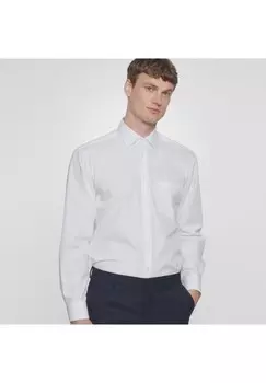 Рубашка с длинным рукавом, современный крой, мужская seidensticker, белый