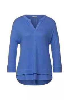 Рубашка с длинным рукавом Street One, цвет Dazzling Blue