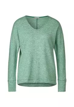 Рубашка с длинным рукавом Street One, цвет Fresh Spring Green Melange