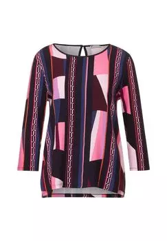 Рубашка с длинным рукавом Street One, цвет Purple Brown