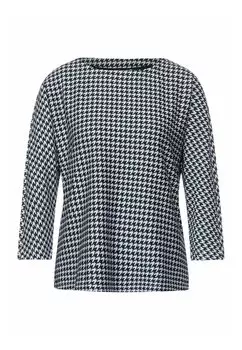 Рубашка с длинным рукавом Street One, синяя