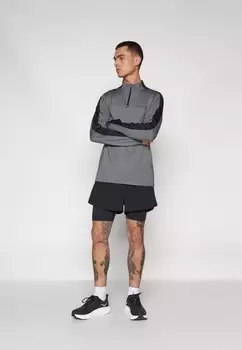Рубашка с длинным рукавом STRENGTH HALF ZIP Hummel, серый