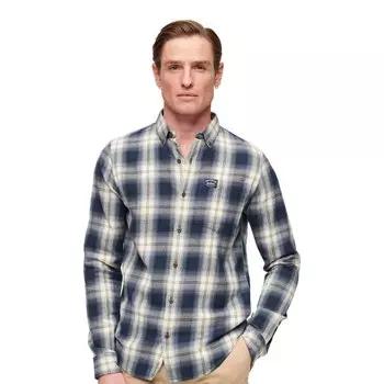 Рубашка с длинным рукавом Superdry Cotton Lumberjack, синий