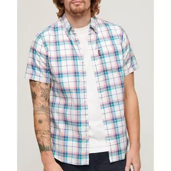 Рубашка с длинным рукавом Superdry Lightweight Check, Разноцветный