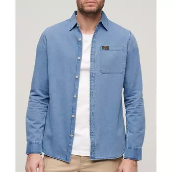 Рубашка с длинным рукавом Superdry M4010802A, синий