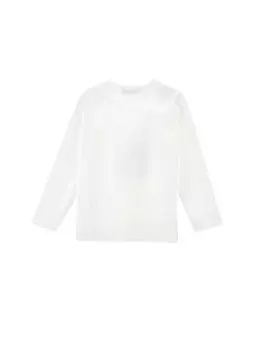Рубашка с длинным рукавом TEE FRIENDS Monnalisa, белый