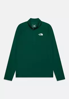Рубашка с длинным рукавом TEEN NEVER STOP ZIP UNISEX The North Face, темно-зеленый