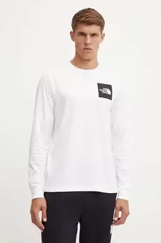 Рубашка с длинным рукавом The North Face, футболка L/S, белый