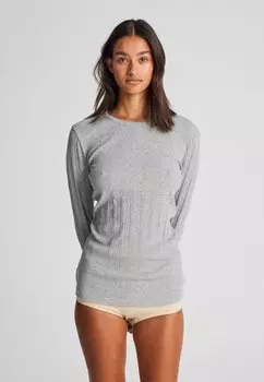 Рубашка с длинным рукавом THYRA GAI+LISVA, цвет light grey melange