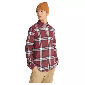 Рубашка с длинным рукавом Timberland Heavy Flannel Plaid, красный