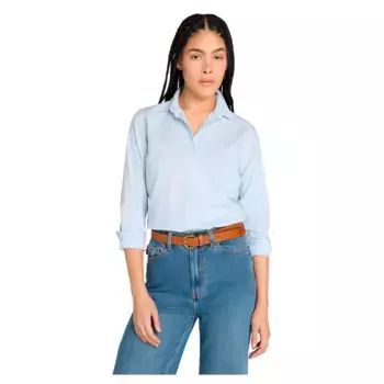 Рубашка с длинным рукавом Timberland Oxford, синий