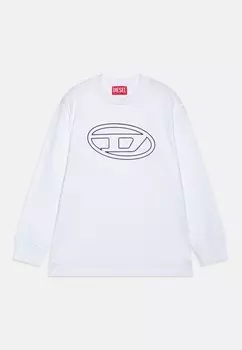 Рубашка с длинным рукавом TJUSTBIGOVALS OVER UNISEX Diesel, белый