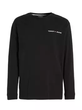 Рубашка с длинным рукавом Tommy Jeans, черный