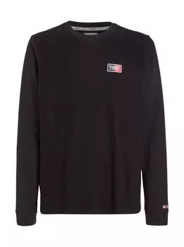 Рубашка с длинным рукавом Tommy Jeans, черный