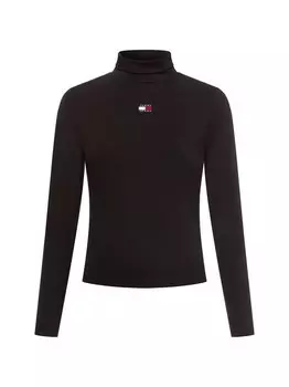 Рубашка с длинным рукавом Tommy Jeans, черный