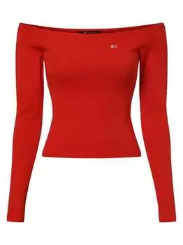 Рубашка с длинным рукавом Tommy Jeans, красный